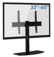 Mount-It! Universal Tabletop TV Stand Base with Height Adjustable Flat Screen TV Mount Fits 32 to 60 inch LED LCD televisions (MI-843)