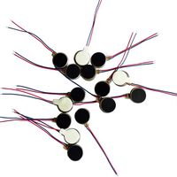 15 Pack Vibration Motor DC 3V 12000RPM Two Wired 10mm x 2.7mm Coin Cell Phone Vibration Motor DIY Micro Robots Vibrator Motor