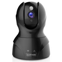 Security Camera WiFi IP Camera - KAMTRON HD Home Wireless Baby/Pet Camera with Cloud Storage Two-Way Audio Motion Detection Night Vision Remote Monitoring,Black