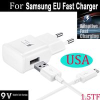 FYL EU Adaptive Rapid Fast Wall AC Home Charger for Samsung Galaxy Note 4 5 S6 EDGE