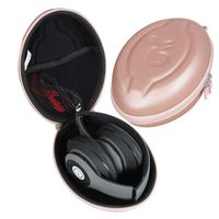 Hermitshell Hard EVA Travel Case for iJoy Matte Rechargeable Wireless Bluetooth Foldable Over Ear Headphones (Rose Gold)