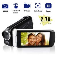 Video Camera Camcorder, CamKing 2.7K 18X HD Ultra-Thin Digital Video Camera with 3.0 Inch HD Touch Screen Digital Zoom Camera Recorder