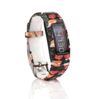 honecumi Replacement Bands Compatible with Garmin Vivofit 2 Watch Band Strap Bracelet-Colorful Soft Silicone Wrist Band Strap Accessory for Men & Women-Metal Clasp Bands-Free Size