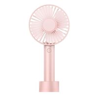 Portable Handheld Fan, Personal Small Mini Cooling USB Fan with Rechargeable Battery Operated for Desktop Home Outdoor Travel (Pink)