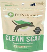Pet Naturals of Vermont - Clean Scat, Digestive Support and Litter Box Odor Control for Cats, 45 Bite-Sized Chews