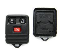 Replacement Case Compatible With Ford Lincoln Mercury Mazda 3-Button Key Fob Remote (FCC ID: CWTWB1U345 / P/N: 8L3T-15K601-AB, 8L3Z-15K601-AA)