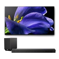 Sony XBR-77A9G 77" BRAVIA OLED 4K UHD HDR TV with HT-ST5000 7.1.2ch 800W Dolby Atmos Sound Bar