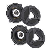 Lanzar Distinct 6.5" -in. Car Stereo Speaker Pair | 2-Way Pro Audio Component Car Speakers | 6.5 Inch, 180 Watt