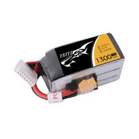 TATTU 1300mah 6S 75C FPV LiPo Battery with XT60 Plug for FPV Mini Quad Racing Drone IRC Vortex 250 Pro Lumenier QAV210 Charpu Edition QAV180 Raceblade ZMR250