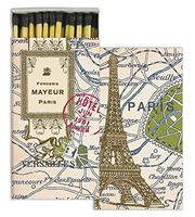 HomArt Paris Map Large Decorative Matches Set Of 2 matchboxes