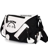 Siawasey One-Punch Man Anime Saitama Cosplay Backpack Messenger Bag Shoulder Bag