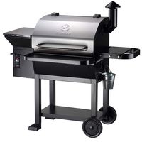 Z GRILLS 2020 Upgrate Wood Pellets Grill 1000 SQIN 20LB Hopper 8-in-1 Outdoor Smoker Grill (ZPG-10002E)