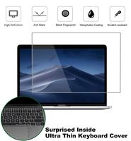 2 Pack Matte Anti-Glare Screen Protector for Apple MacBook Air 11 inch (Models: A1370 and A1465) with Surprise Keyboard Skin, Help for Your Eyes Reduce Fatigue