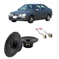 Compatible with Kia Spectra 2000-2009 Front Door Factory Replacement Harmony HA-R65 Speakers New
