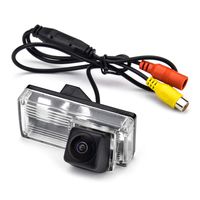 aSATAH Fisheye Lens Car Rear View Camera for Toyota Reiz/Mark X MarkX/Prius/Toyota Land Cruiser LC100 LC120 LC200 Prado & Waterproof and Shockproof Reversing Backup Camera (Fisheye Lens)