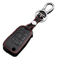 KAWIHEN Leather Smart Remote Key Fob Case Holder Cover For Chevrolet Camaro Cruze Equinox Impala Malibu SS Sonic GMC Terrain OHT01060512