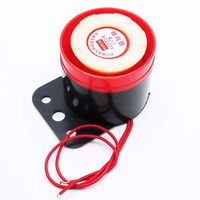 COMOK BJ-1 2 Wire Leads Continuous Sound Electronic Piezo Buzzer Alarm Security Horn AC 220V for Home and Industry