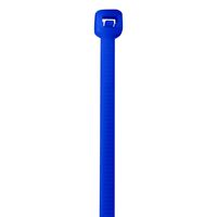 BOX USA BCT115D Colored Cable Ties, 50#, 11", Blue (Pack of 1000)