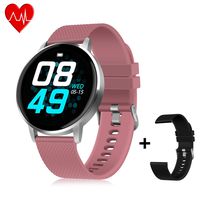 GOOJODOQ Smart Watch, Smartwatch for Men Women Kids Compatible Android iOS, IP67 Waterproof, Fitness Activity Tracker with Heart Rate Monitor & Blood Pressure Monitor(2 Bands)