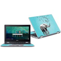 MightySkins Skin Compatible With Acer Chromebook Spin 11" CP311 - Musical Elephant | Protective, Durable, and Unique Vinyl Decal wrap cover | Easy To Apply, Remove, and Change Styles | Made in the USA