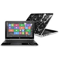 Mightyskins Skin Compatible with Hp Pavilion X360 15.6" (2016) - Black Butterfly | Protective, Durable, and Unique Vinyl Decal Wrap Cover | Easy to Apply, Remove, and Change Styles | Made in The USA