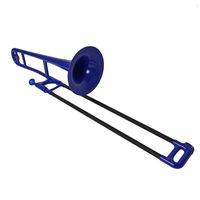 pInstruments pBone Plastic Trombone - Blue