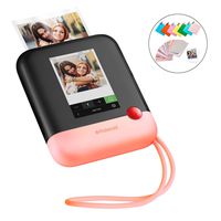 Polaroid Pop 2.0 2 in 1 Wireless Portable Instant 3x4 Photo Printer & Digital 20MP Camera with Touchscreen Display, Built-in Wi-Fi - Pink