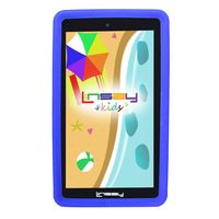 LINSAY New F7XHDKIDSBLUE, Quad Core, Dual Cam 8Gb Android 4.4 Kit Kat with Blue Defender Case