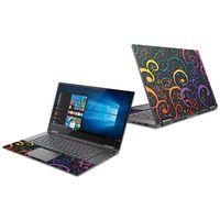 Mightyskins Skin Compatible with Lenovo Yoga 730 15" (2018) - Color Swirls | Protective, Durable, and Unique Vinyl Decal Wrap Cover | Easy to Apply, Remove, and Change Styles | Made in The USA