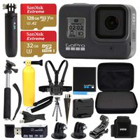 GoPro HERO8 Black Bundle + SanDisk Extreme 128GB microSDXC + Hard Case & More!