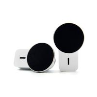 Ampulla MiniS Portable Bluetooth Speakers - 360° Sound TWS Speakers with Built-in Magnets Can be Attached to Any Surface, Built-in Mic. Music Anywhere, Anytime.