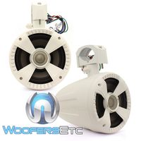 Soundstream WTS-6W 6.5" Wake Tower Speakers, Gloss White, Pair