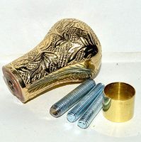 Antique Brass Victorian Handle Wooden Vintage Style Walking Stick Cane Designer