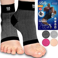 Bitly Plantar Fasciitis Compression Socks for Women & Men - Best Ankle Compression Sleeve, Nano Brace for Everyday Use - Provides Arch Support & Heel Pain Relief