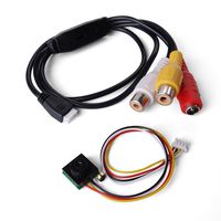 XCSOURCE New 600TVL 5MP 1/4" HD Mini Wired Audio Video AV Security Camera Security CCTV 0.5LUX Color CCTV Cam Surveillance CN157