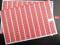 Minilabel 3 For 2 Mix And Match On Red 17 8X10mm Price Promotional Display Stand Point Of Sale Stickers Self-Adhesive Labels