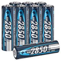 ANSMANN 2850mAh Slimline NiMH AA Rechargeable Batteries, 8-Pack