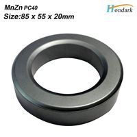 1ea 85X55X20mm Ultra Large Transformer ferrite core 3.3''X2.2''X0.8'' Isolator Inductor ferrite Ring Cable Wires EMI Filter ferrite RF Choke ferrite Bead MnZn PC40