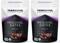 Terrasoul Superfoods Organic Medjool Dates, 4 Lbs - Soft Chewy Texture | Sweet Caramel Flavor | Farm Fresh