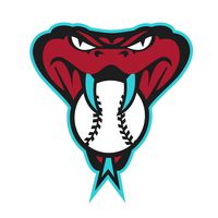 Arizona Diamondbacks Jersey Logo OriginalStickers0059 Set Of Two (2x) Stickers , Laptop , Ipad , Car , Truck , Size 4 inches on Longer Side