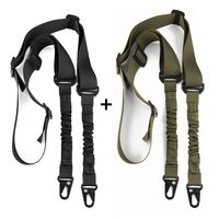 Accmor 2 Point Rifle Sling Extra Long Gun Sling Traditional Sling with Metal Hook for Outdoor Sports