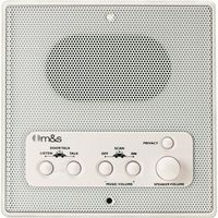 M&S Systems DMC4RS 5" 4-Wire Indoor Radio Remote Scan Station (White)