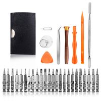 25 in 1 Professional Screwdriver Set, Precision Magnetic Screwdriver Set with Case, YourFun Repair Tool Kits with Leather Bag for iPhone, Eyeglasses, Tablets, PC, Watch