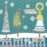 Curly Girl - Great Peace & Joy - Napkin