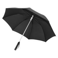 LED Umbrella, Battery Powered LED Umbrella Light 7 Color Changing LED Umbrella Flashlight for Safely Night Walking(Black)