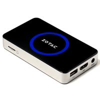 NEW ZOTAC ZBOX P Series Mini PC PI320 Intel Atom 1.33GHz Quad Core CPU, Intel HD Graphics, 2GB RAM, 32GB SSD, Windows 10 Home (ZBOX-PI320-W2B)