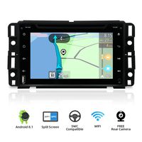 YUNTX Double Din Car Stereo Android 8.1 Fit for GMC Yuko/Tahoe/Acadia/Chevrolet/Chevy (2007-2012)- 7 inch Car GPS Radio - Support Steering Wheel Control | Mirrorlink | Bluetooth (Include Rear Camera)