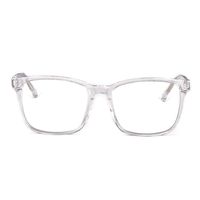 L'èyételier Blue Light Blocker Computer Screen Glasses | for Women & Men | Anti Eyestrain, Headache, Migraine | Premium Acetate Frame and Quality Lenses | UV400 and Gamma Ray Filter (Crystal)