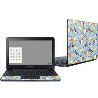 Mightyskins Skin Compatible with Samsung Chromebook 3 11.6" - Puppy Party | Protective, Durable, and Unique Vinyl Decal Wrap Cover | Easy to Apply, Remove, and Change Styles | Made in The USA