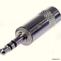 Rean NYS231 3.5mm Stereo Plug Nickel